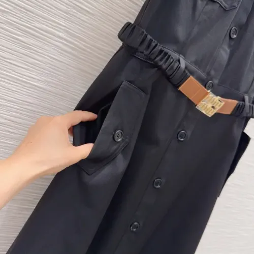 Replica MIU MIU Dresses Short Sleeved For Women #1453059 $145.00 USD for Wholesale