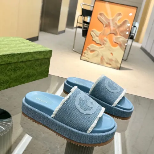 Replica Gucci Slippers For Women #1453108 $82.00 USD for Wholesale