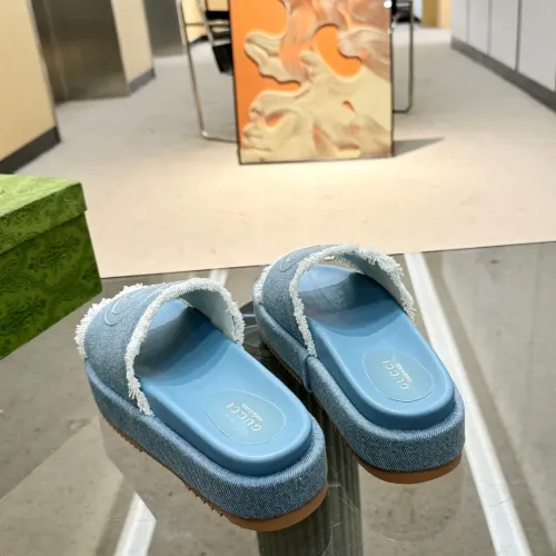 Replica Gucci Slippers For Women #1453108 $82.00 USD for Wholesale
