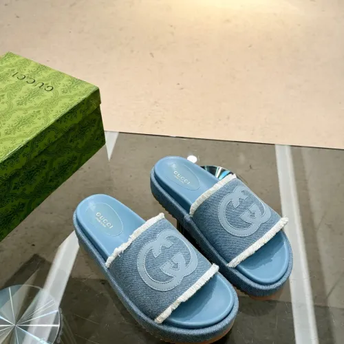 Replica Gucci Slippers For Women #1453108 $82.00 USD for Wholesale