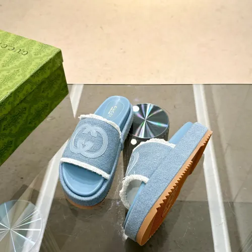 Replica Gucci Slippers For Women #1453108 $82.00 USD for Wholesale