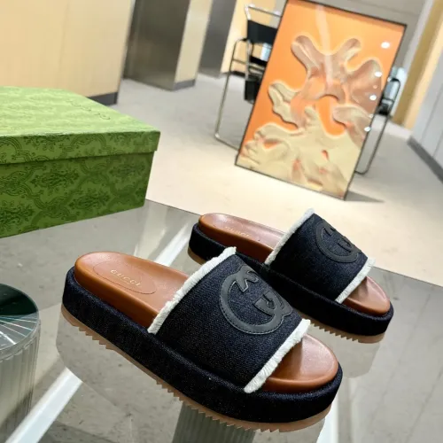 Replica Gucci Slippers For Women #1453109 $82.00 USD for Wholesale