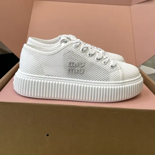 Replica MIU MIU Casual Shoes For Women #1453122 $100.00 USD for Wholesale