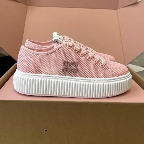 Replica MIU MIU Casual Shoes For Women #1453123 $100.00 USD for Wholesale