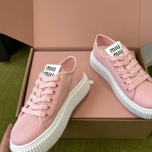 Replica MIU MIU Casual Shoes For Women #1453123 $100.00 USD for Wholesale