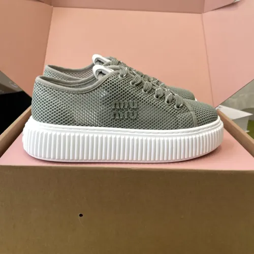 Replica MIU MIU Casual Shoes For Women #1453124 $100.00 USD for Wholesale