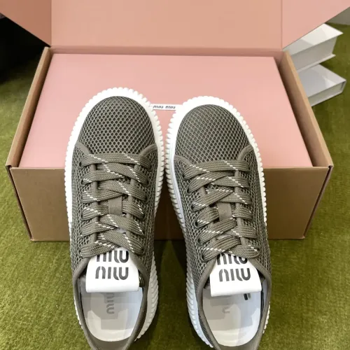 Replica MIU MIU Casual Shoes For Women #1453125 $100.00 USD for Wholesale