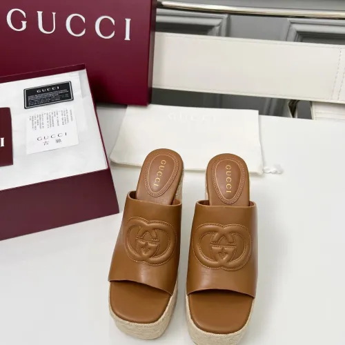 Replica Gucci Slippers For Women #1453136 $85.00 USD for Wholesale