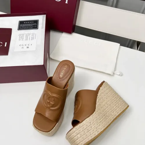 Replica Gucci Slippers For Women #1453136 $85.00 USD for Wholesale