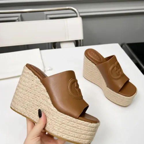 Replica Gucci Slippers For Women #1453136 $85.00 USD for Wholesale