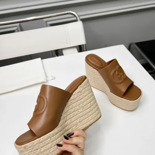 Replica Gucci Slippers For Women #1453136 $85.00 USD for Wholesale