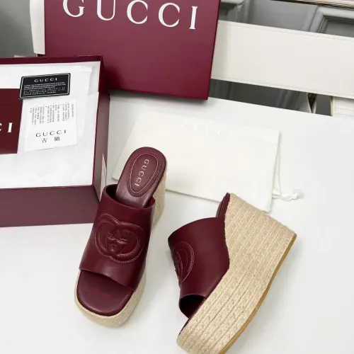 Replica Gucci Slippers For Women #1453137 $85.00 USD for Wholesale