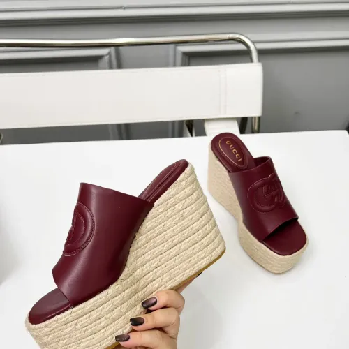 Replica Gucci Slippers For Women #1453137 $85.00 USD for Wholesale
