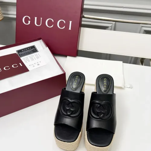 Replica Gucci Slippers For Women #1453138 $85.00 USD for Wholesale