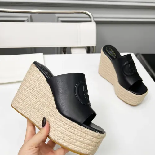 Replica Gucci Slippers For Women #1453138 $85.00 USD for Wholesale