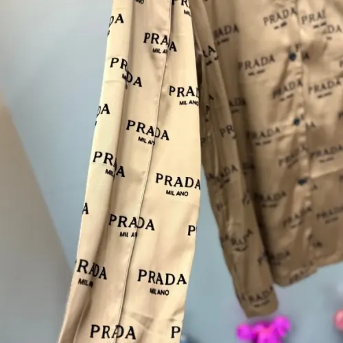 Replica Prada Pajamas Long Sleeved For Women #1453159 $92.00 USD for Wholesale