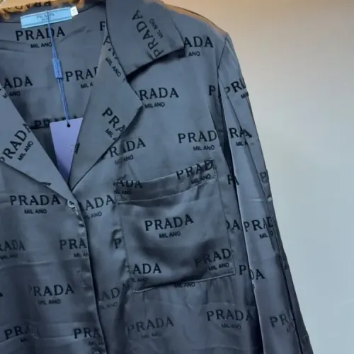 Replica Prada Pajamas Long Sleeved For Women #1453160 $92.00 USD for Wholesale