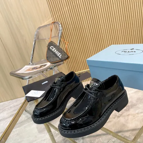 Cheap Prada Leather Shoes For Women #1453192, $$96.00 USD On Prada Leather Shoes