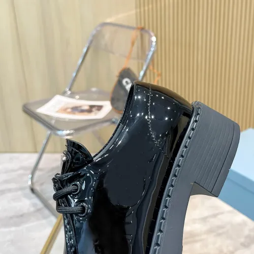 Replica Prada Leather Shoes For Women #1453192 $96.00 USD for Wholesale