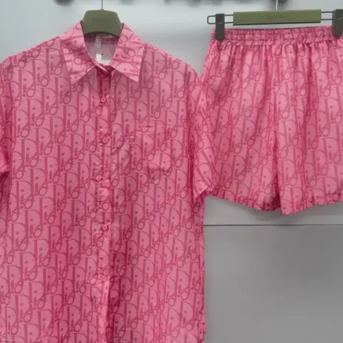 Cheap Christian Dior Pajamas Short Sleeved For Women #1453193, $$76.00 USD On Christian Dior Tracksuits