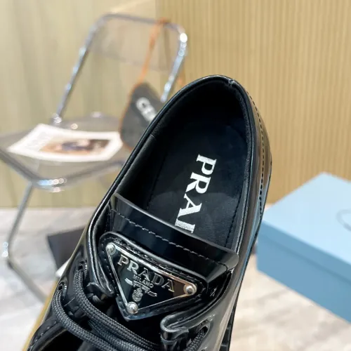 Replica Prada Leather Shoes For Women #1453194 $96.00 USD for Wholesale