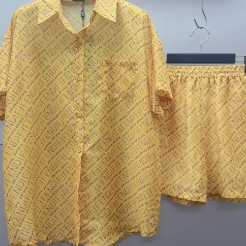 Cheap Fendi Pajamas Short Sleeved For Women #1453195, $$76.00 USD On Fendi Tracksuits