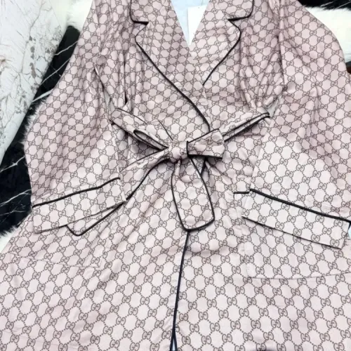 Replica Gucci Pajamas Long Sleeved For Women #1453197 $88.00 USD for Wholesale