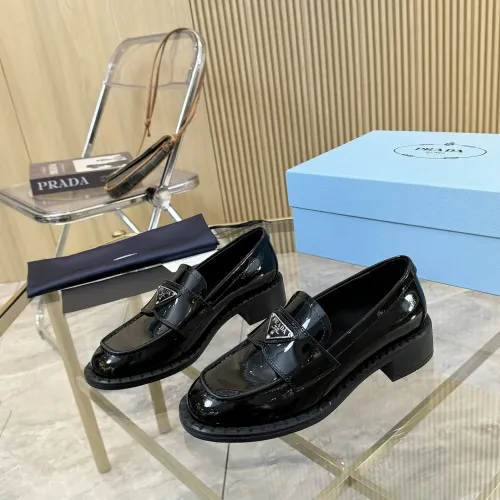Cheap Prada Leather Shoes For Women #1453201, $$100.00 USD On Prada Leather Shoes