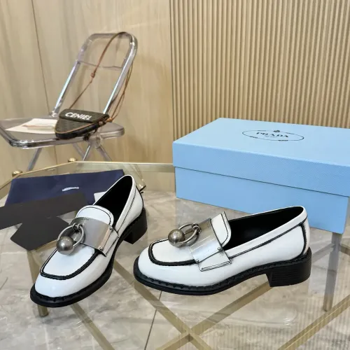 Cheap Prada Leather Shoes For Women #1453202, $$105.00 USD On Prada Leather Shoes