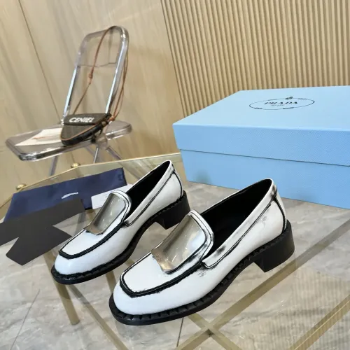 Cheap Prada Leather Shoes For Women #1453208, $$105.00 USD On Prada Leather Shoes
