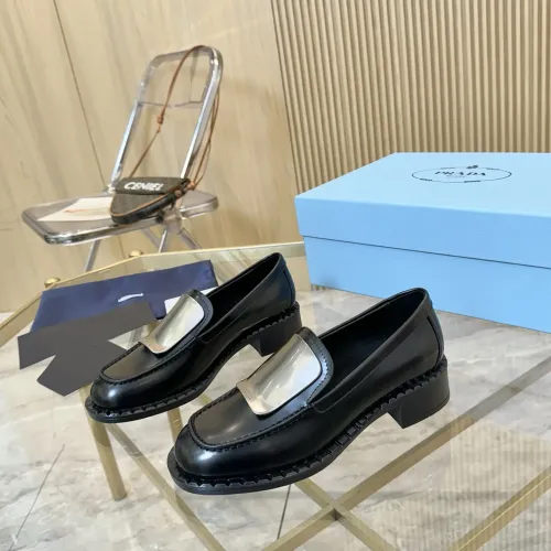 Cheap Prada Leather Shoes For Women #1453210, $$105.00 USD On Prada Leather Shoes