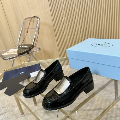 Cheap Prada Leather Shoes For Women #1453211, $$105.00 USD On Prada Leather Shoes