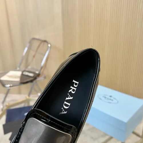 Replica Prada Leather Shoes For Women #1453211 $105.00 USD for Wholesale