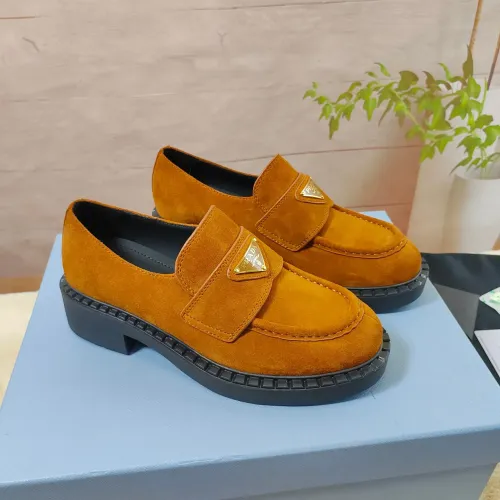 Cheap Prada Leather Shoes For Women #1453216, $$98.00 USD On Prada Leather Shoes