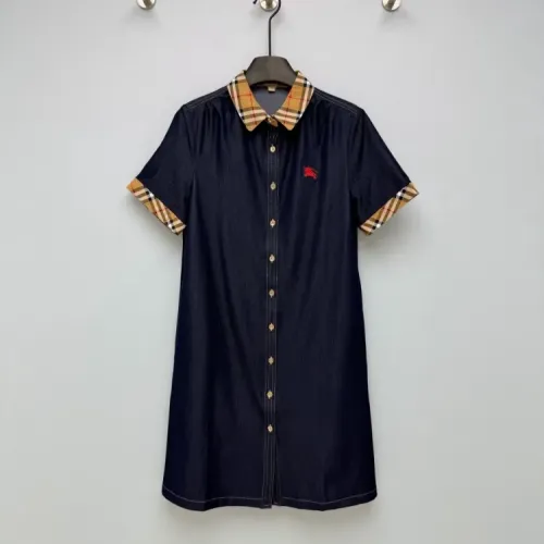 Cheap Burberry Dresses Short Sleeved For Women #1453217, $$130.00 USD On Burberry Dresses