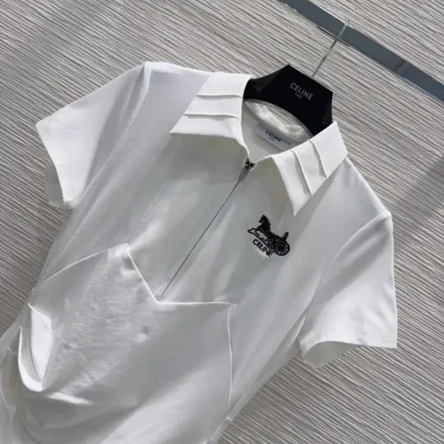 Replica Celine Dresses Short Sleeved For Women #1453218 $72.00 USD for Wholesale