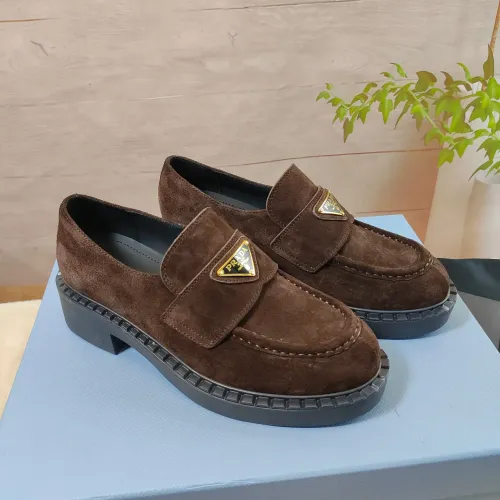 Cheap Prada Leather Shoes For Men #1453223, $$98.00 USD On Prada Leather Shoes