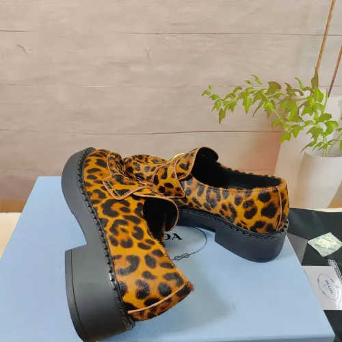 Replica Prada Leather Shoes For Men #1453226 $98.00 USD for Wholesale