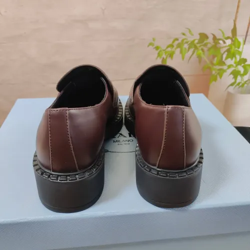 Replica Prada Leather Shoes For Men #1453229 $98.00 USD for Wholesale