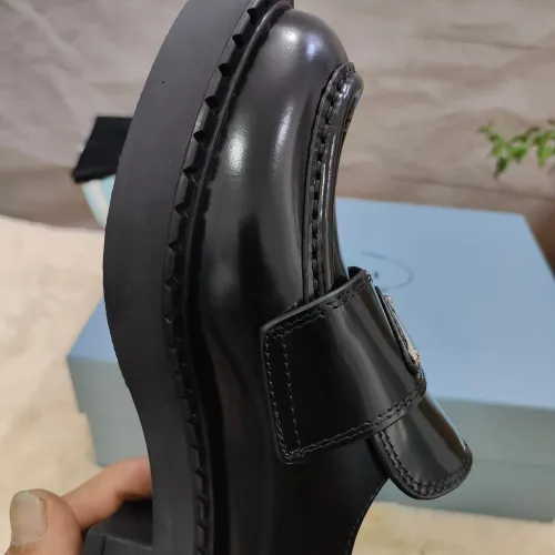 Replica Prada Leather Shoes For Women #1453230 $98.00 USD for Wholesale