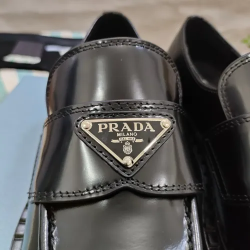 Replica Prada Leather Shoes For Men #1453231 $98.00 USD for Wholesale