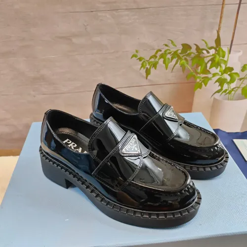 Cheap Prada Leather Shoes For Men #1453233, $$98.00 USD On Prada Leather Shoes