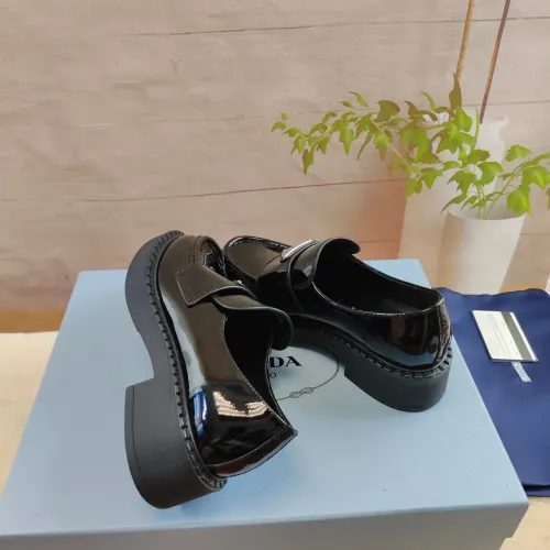 Replica Prada Leather Shoes For Men #1453233 $98.00 USD for Wholesale