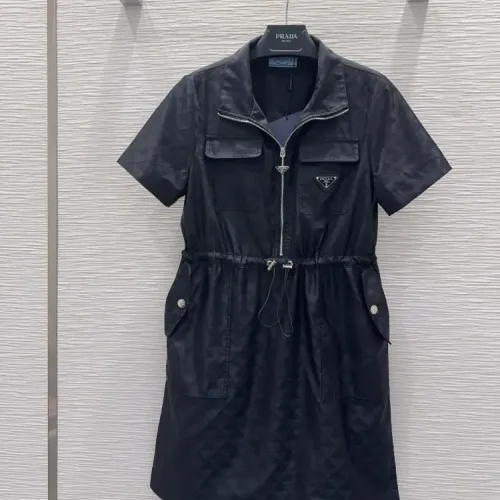 Cheap Prada Dresses Short Sleeved For Women #1453238, $$82.00 USD On Prada Dresses