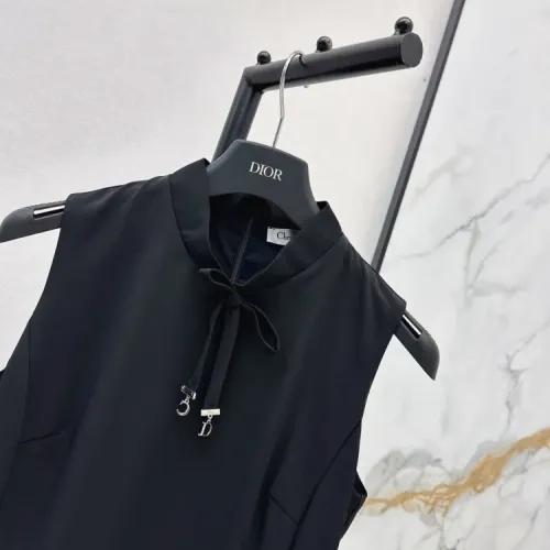Replica Christian Dior Dresses Sleeveless For Women #1453243 $76.00 USD for Wholesale