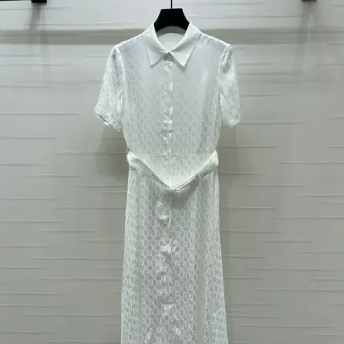 Cheap Fendi Dresses Short Sleeved For Women #1453250, $$80.00 USD On Fendi Dresses