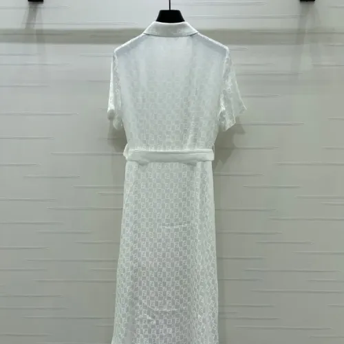 Replica Fendi Dresses Short Sleeved For Women #1453250 $80.00 USD for Wholesale