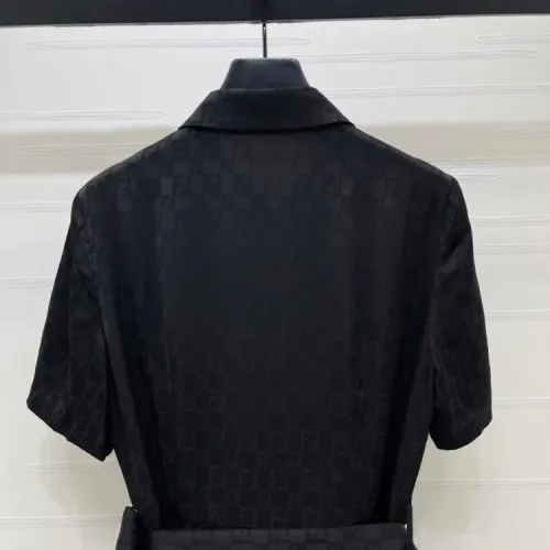 Replica Fendi Dresses Short Sleeved For Women #1453251 $80.00 USD for Wholesale