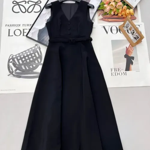 Cheap Christian Dior Dresses Sleeveless For Women #1453258, $$130.00 USD On Christian Dior Dresses