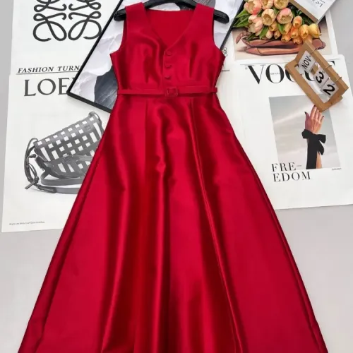 Cheap Christian Dior Dresses Sleeveless For Women #1453259, $$130.00 USD On Christian Dior Dresses